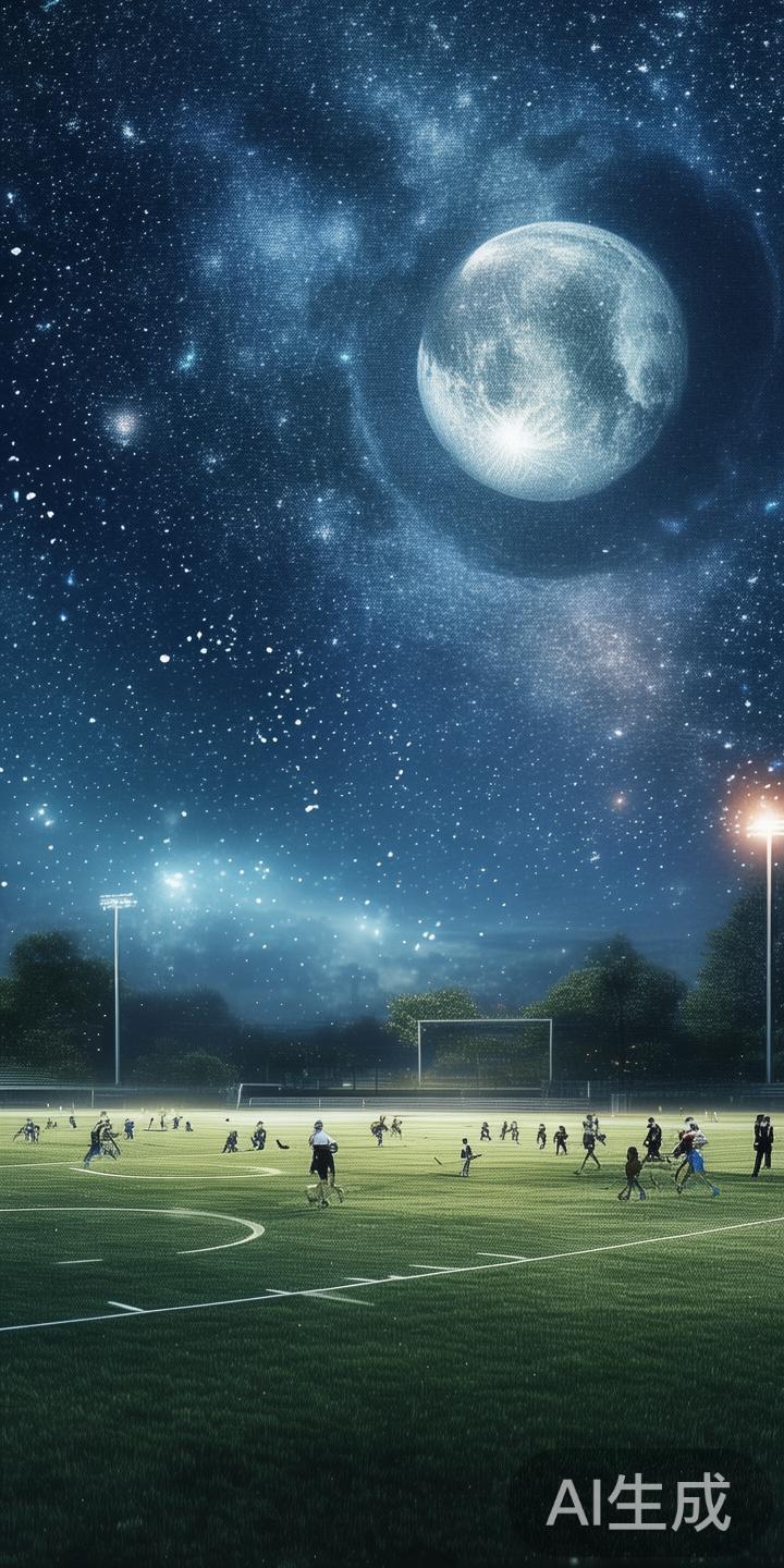 以星空为背景打造独特的体育体验
想象一下，在皓月